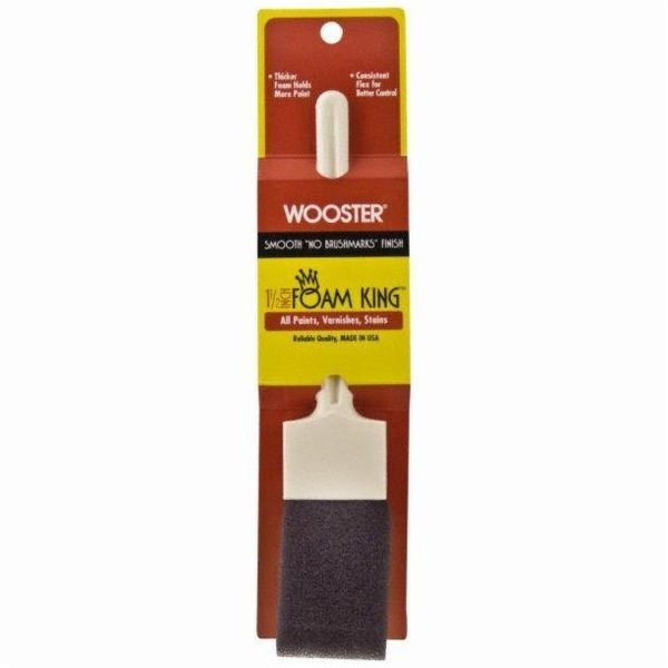 Wooster 1-1/2" Foam Paint Brush, Foam Bristle 31030014